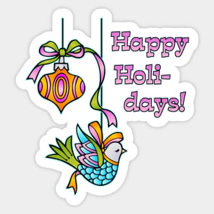 Happy Holidays Sticker